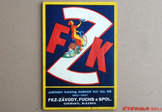 Jubilejní katalog "FKZ"  1907-1937