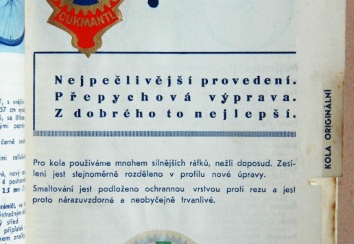 Jubilejní katalog "FKZ"  1907-1937