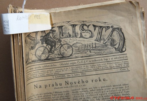 Časopis Cyklista - 1922