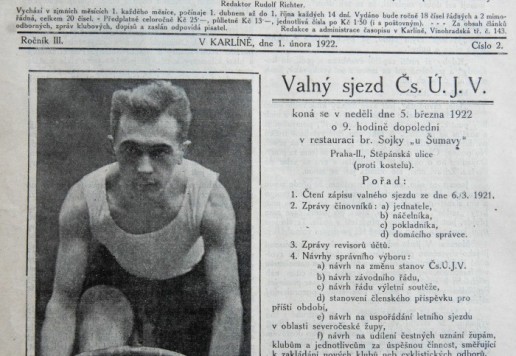 Časopis Cyklista - 1922