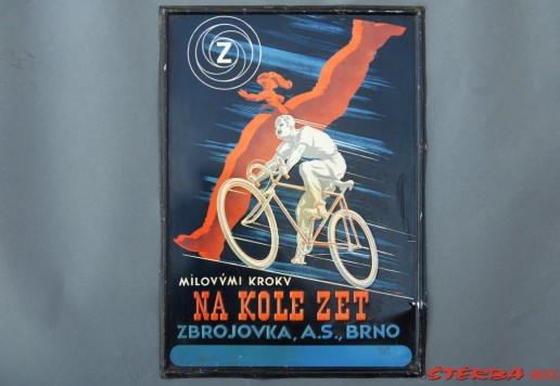 "Zbrojovka"  wall sign