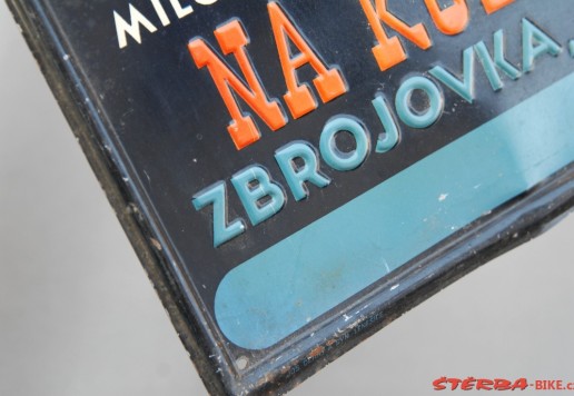 "Zbrojovka"  wall sign