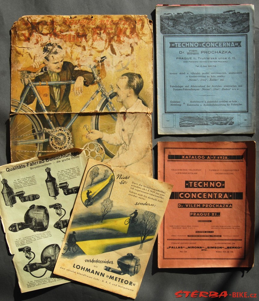 Soubor "Techno - Concentra", katalogy a prop. Materiály