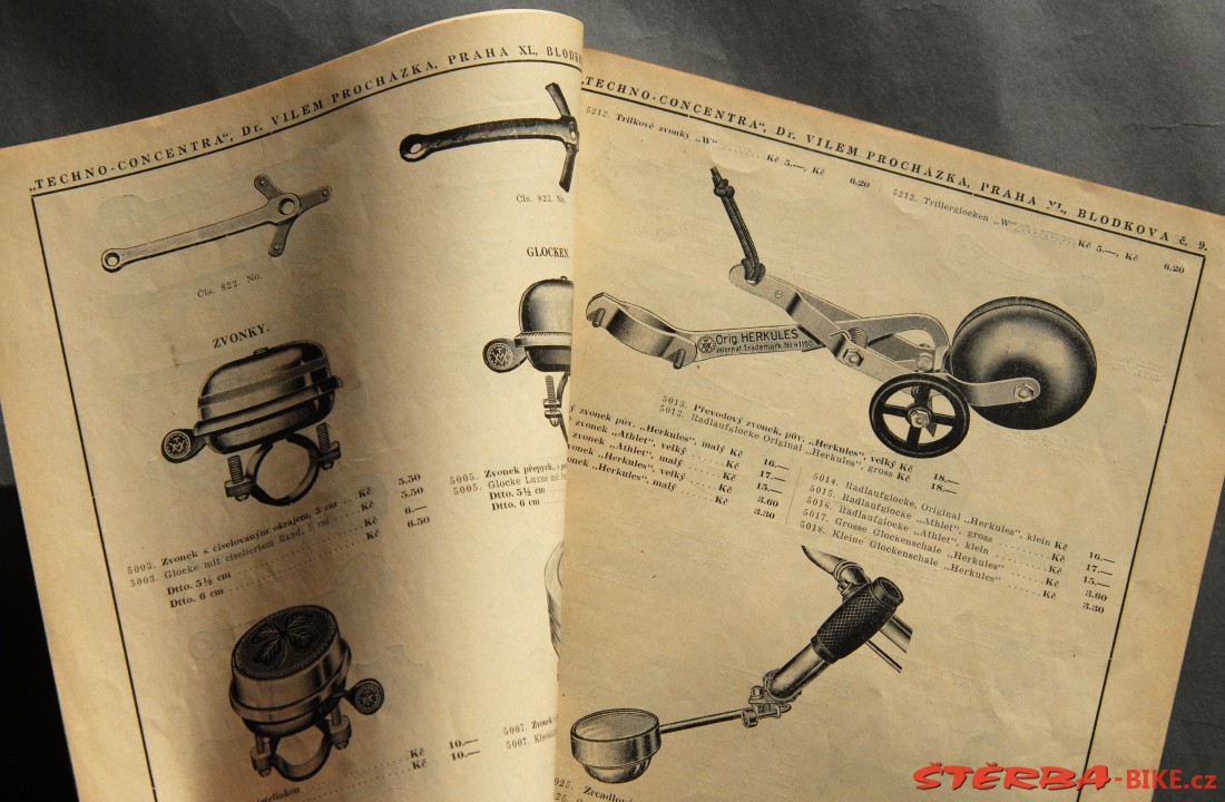 Soubor "Techno - Concentra", katalogy a prop. Materiály