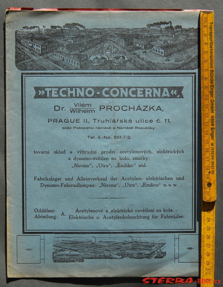 Soubor "Techno - Concentra", katalogy a prop. Materiály