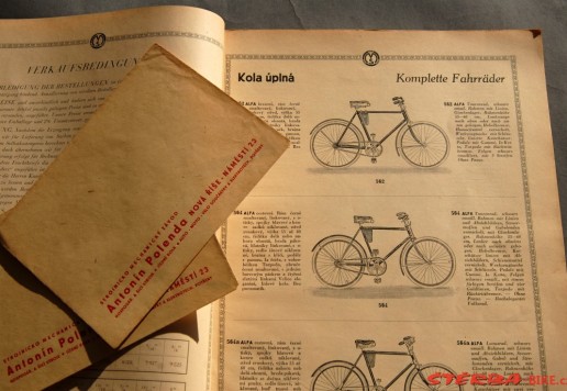 Velokatalog Machek & spol 1929