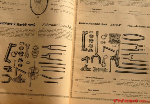 Velokatalog Machek & spol 1929