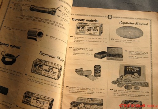 Velokatalog Machek & spol 1929