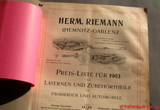 Herm. RIEMANN Velo catalogue