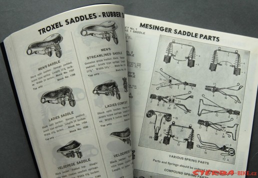 4x Velo catalogues USA 1938-62