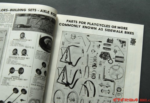 4x Velo catalogues USA 1938-62