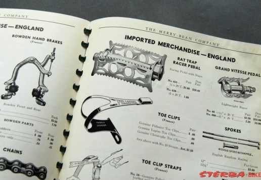 4x Velo catalogues USA 1938-62
