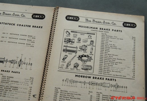 4x Velo catalogues USA 1938-62