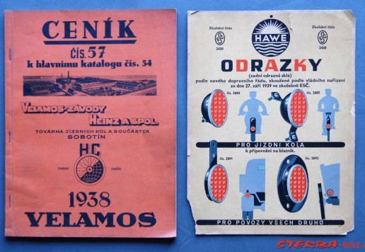 Velamos catalogue and advertising leaflet