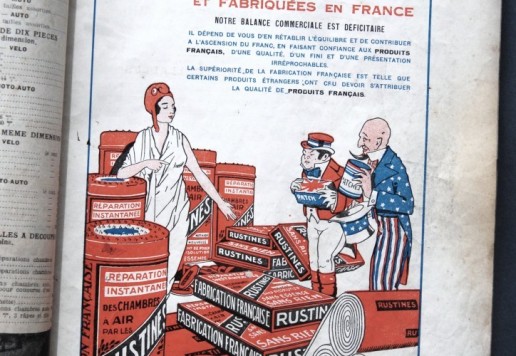 Nekompletní francouzský katalog 1920