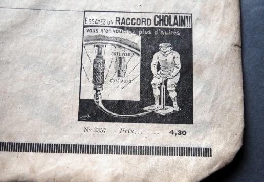 Nekompletní francouzský katalog 1920