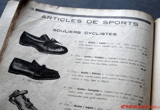Nekompletní francouzský katalog 1920