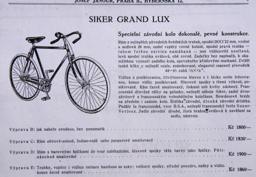 Profi race SIKER Grand Lux