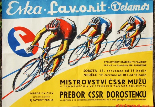 Originální plakát - Mistrovství ČSSR 1961