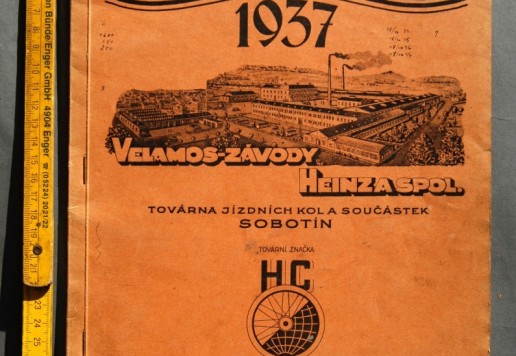 2x Velamos Sobotín, catalogues 1937/38