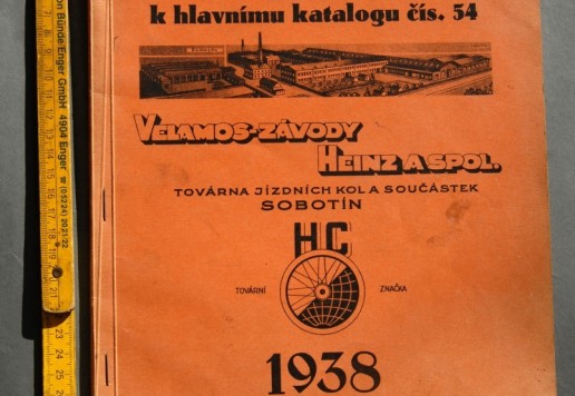 2x Velamos Sobotín, catalogues 1937/38