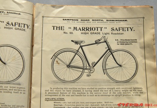 Marriott Cycle Co.catalogue - 1895