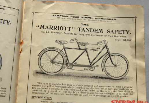 Katalog Marriott Cycle Co. - 1895