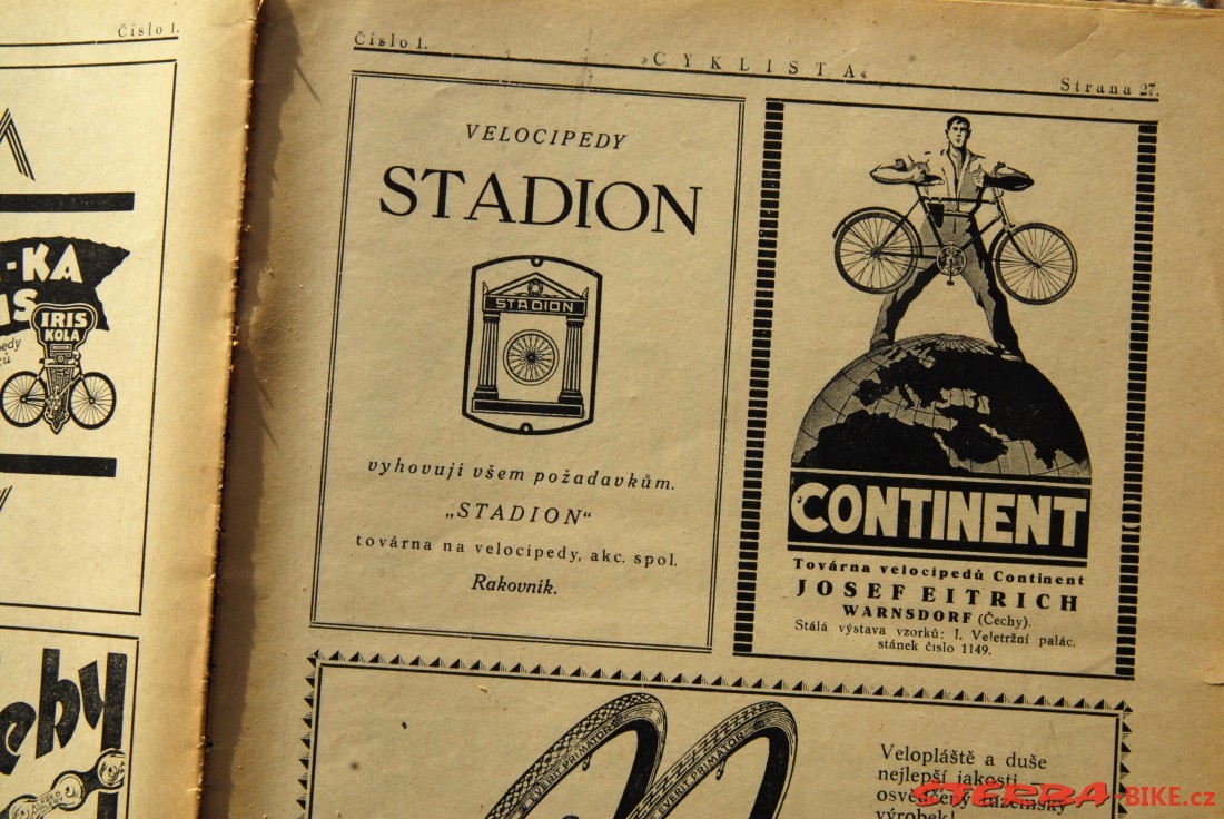 Časopis Cyklista - 2 ročníky