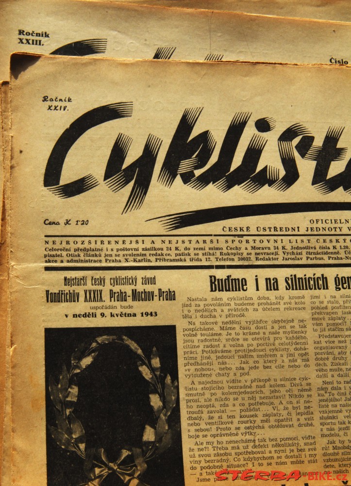 Časopis Cyklista - 2 ročníky