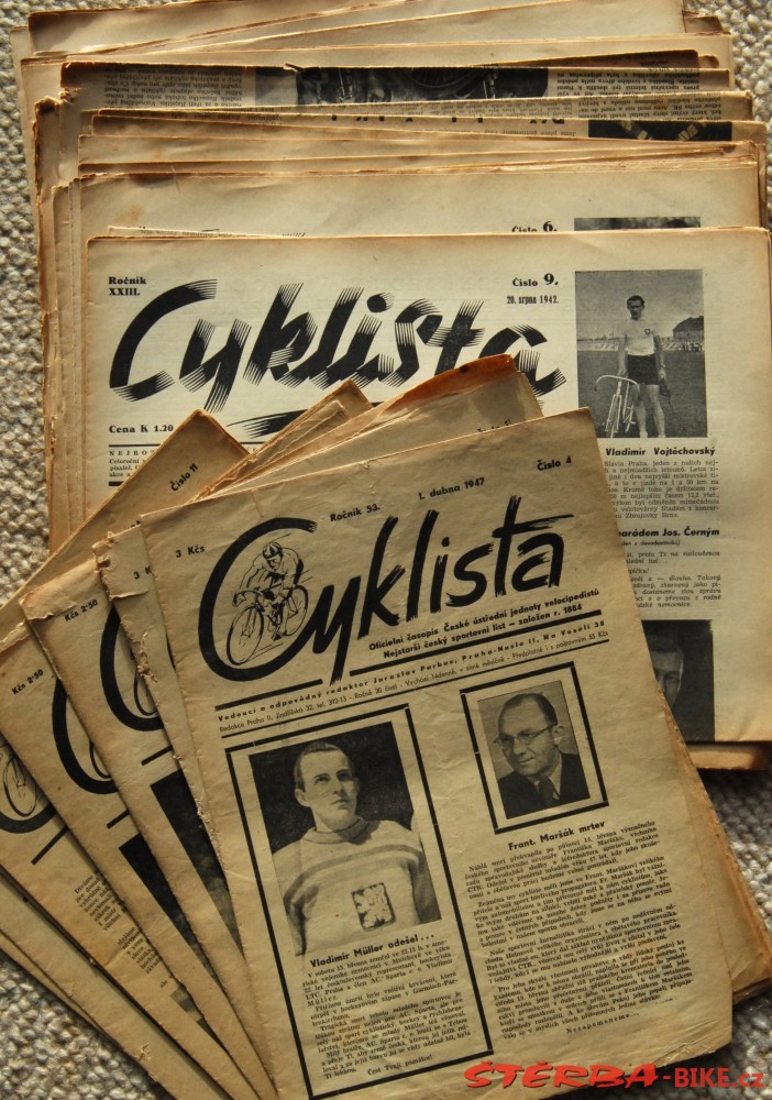 Časopis Cyklista - 2 ročníky