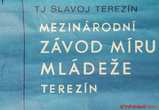 Original Czech poster - Závod míru mládeže