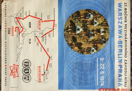 Originální plakát - Warszava-Berlin-Praha "74