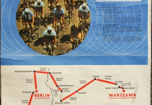 Original Czech poster - Warszava-Berlin-Praha "74