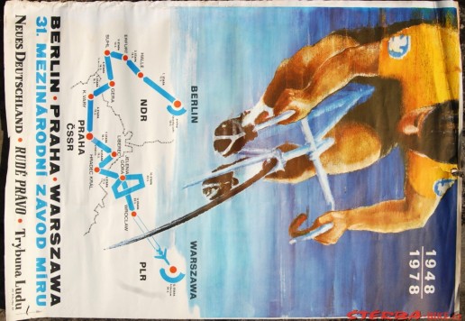 Originální plakát - Berlin-Praha-Warszava "78