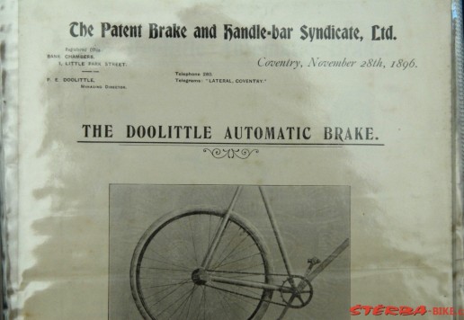 Set of advertising leaflets, invoices and written, material, mostly English, MIX parts, bicycles