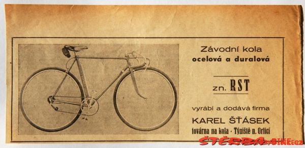 RST – Karel Šťásek, Týniště n. Orlicí, Čechy – 1946