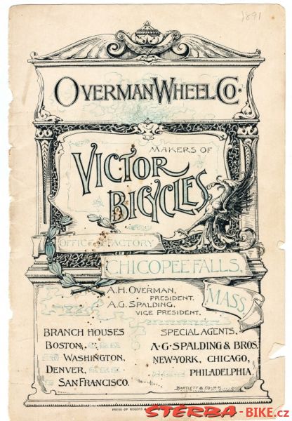 VICTOR Safety, OVERMAN Wheel Co., Chicopee Falls, Mass., USA – 1891