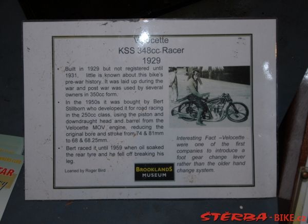 97/B - BROOKLANDS motor museum