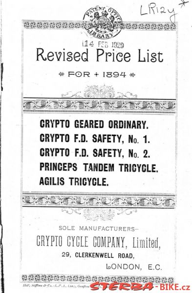 Crypto Cycle Company, Ltd. - 1894