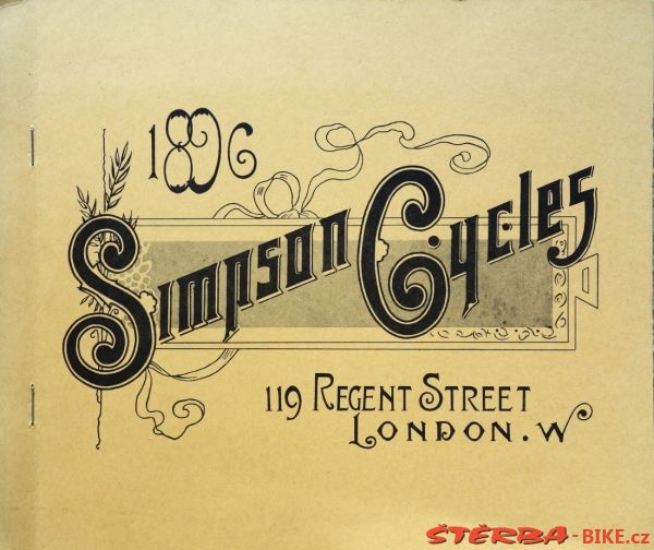 SIMPSON CYCLES (Simpson "Lever" Chain) - 1896