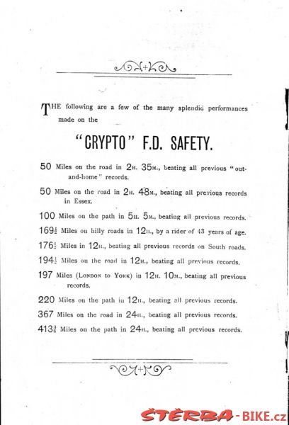 Crypto Cycle Company, Ltd. - 1894