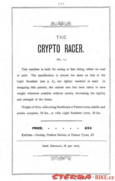 Crypto Cycle Company, Ltd. - 1894