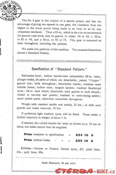 Crypto Cycle Company, Ltd. - 1894