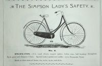 SIMPSON CYCLES (Simpson "Lever" Chain) - 1896