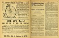 Springfield Roadster, Springfield Bicycle Mnf. Co., Boston, USA – around 1889