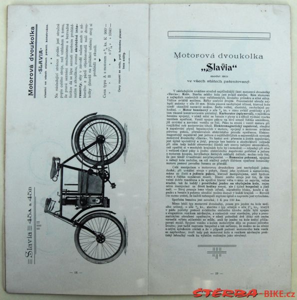 Laurin & Klement 1901 – Kola a motocykly