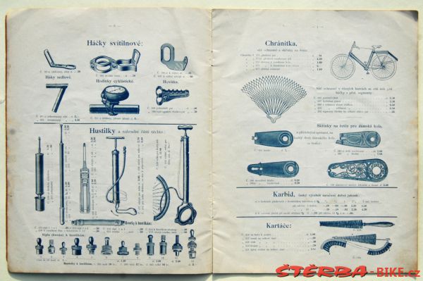 Laurin & Klement 1901 – Díly