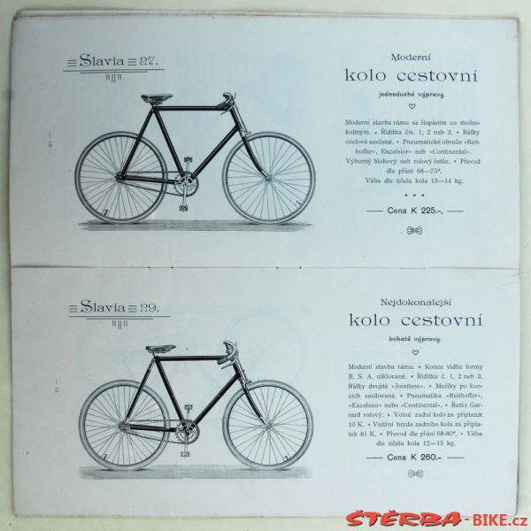 Laurin & Klement 1901 – Kola a motocykly