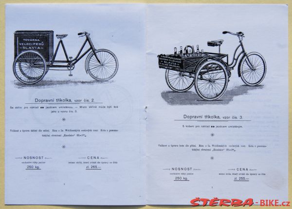 1899 Laurin & Klement – Transport tricycles