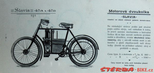 Laurin & Klement 1901 – Kola a motocykly